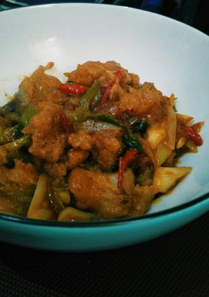 Foto resep Crispy Fire Chicken Saos Padang