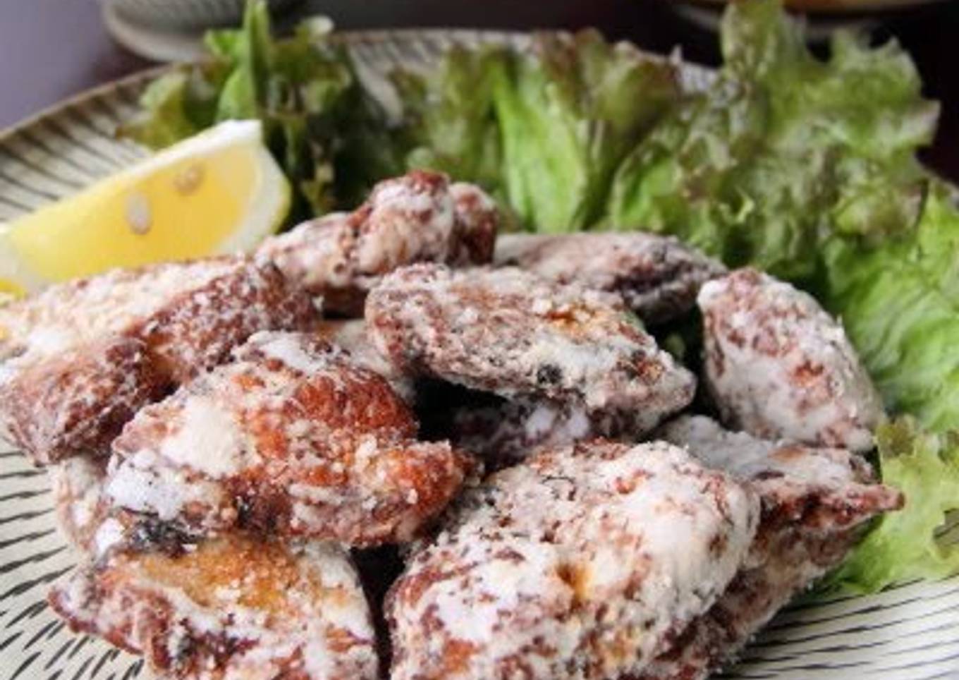 Katsuo Tatsuta-age (Deep Fried Skipjack Tuna)