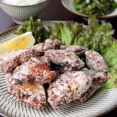 A picture of Katsuo Tatsuta-age (Deep Fried Skipjack Tuna).