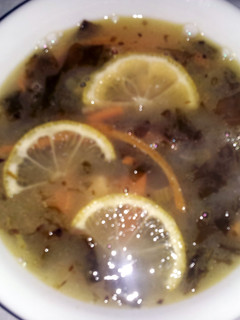 A picture of Lemon Chicken Soup.