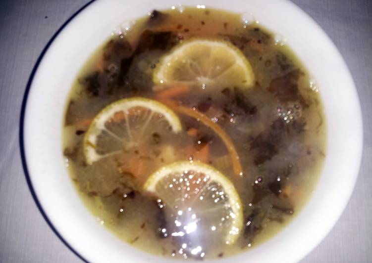 Simple Way to Prepare Ultimate Lemon Chicken Soup