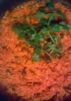 A picture of Arroz con Guandulas.