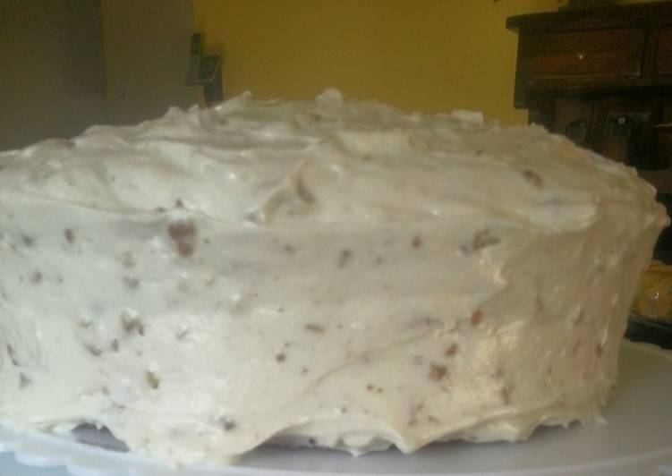 Steps to Make Super Quick Homemade Aunt Algie&#39; s red velvet cake