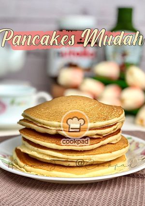 Gambar Pancakes Gebu Mudah