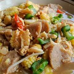 A picture of Tumis Putren+Oyong.