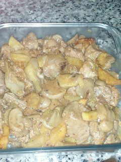 Una foto de Carne en salsa