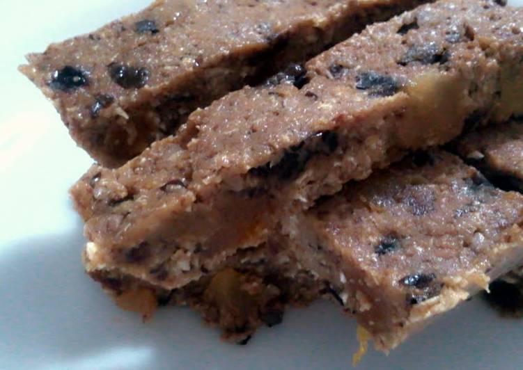 How to Prepare Appetizing sticky fruit bar (no bake)