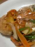 Flounder in Sweet & Sour Vegetable Sauce