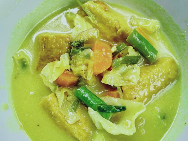 Resep: Sayur santan tahu sederhana Istimewa