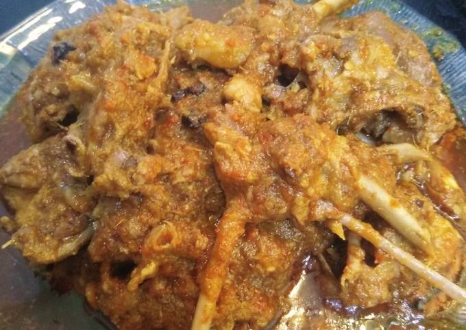 Resep Rendang bebek Anti Gagal