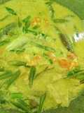 Gulai kuah kuning udang buncis &tempe
