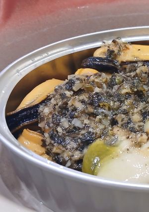 Foto principal de Mejillones de lata al pesto