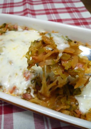 A picture of Easy Gratin-style Onion and Cabbage.