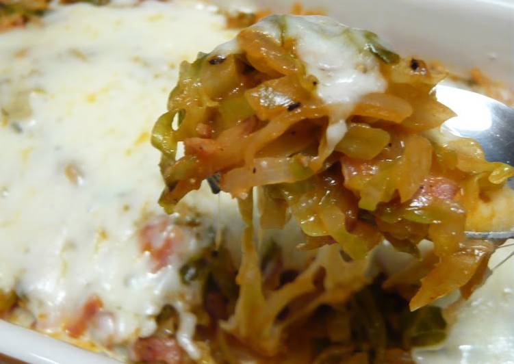 Recipe of Tasty Easy Gratin-style Onion and Cabbage