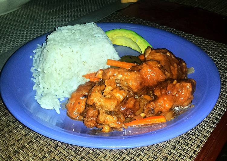 Recipe: Tasty Spicy Sweet &amp; Sour Chicken