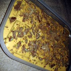A picture of Peppermint caramel pudding.