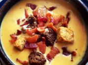 A picture of beer soup