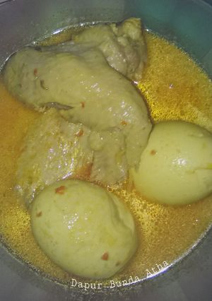 Foto resep Gulai Ayam Telur