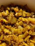থোড় ভাজা (thor bhaja recipe in Bengali)