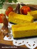 Great for Halloween! Kabocha Squash Cheesecake