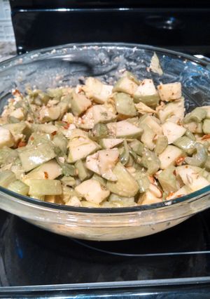 A picture of Green Apple & Celery Salad.