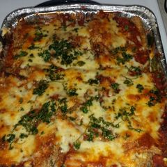 A picture of Eggplant Parmesan.