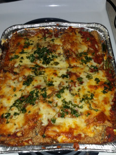 A picture of Eggplant Parmesan.