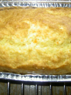 A picture of Foolproof Banana Cake with Pancake Mix.