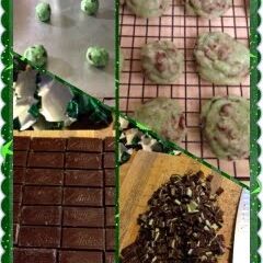 A picture of Mint Chocolate Chip Cookies.