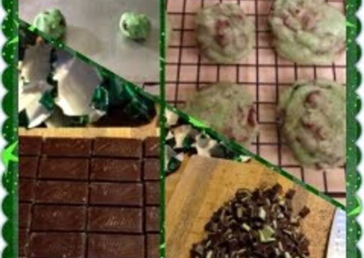 Recipe of Homemade Mint Chocolate Chip Cookies