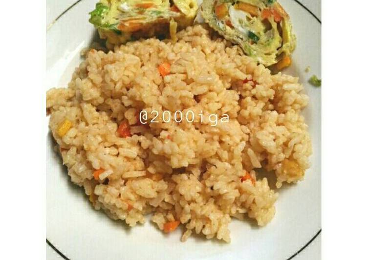 Nasi Goreng Wortel Saus Teriyaki
