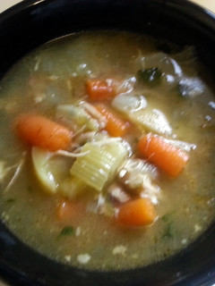 A picture of Make me feel better Chicken Soup.