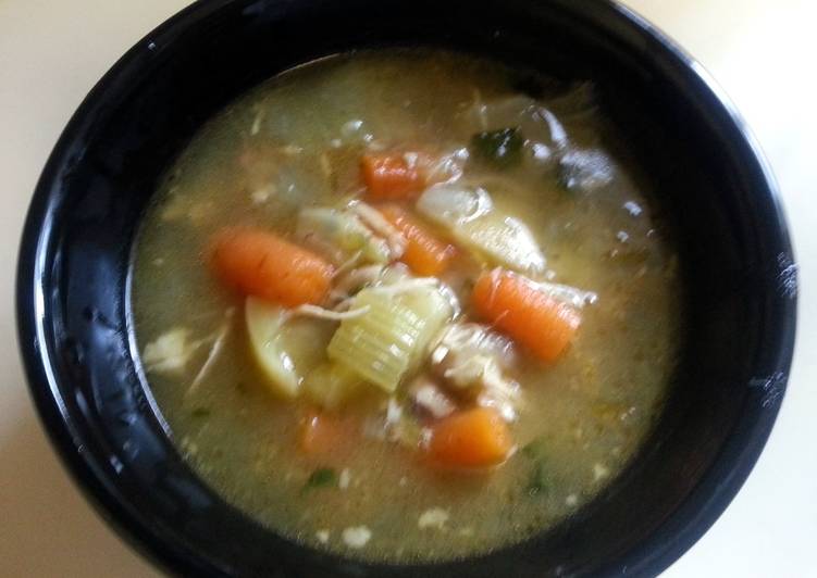 Recipe of Any-night-of-the-week Make me feel better Chicken Soup