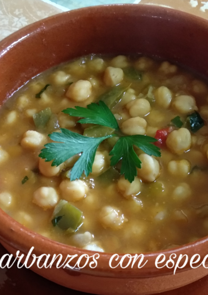 Una foto de Garbanzos con especias