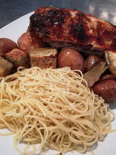 Una foto de Pollo al horno