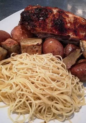 Una foto de Pollo al horno