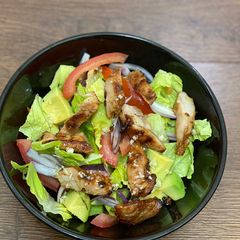 A picture of Chicken Avocado Salad.