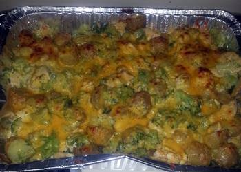 Update, Making Recipe Cheesy chicken broccoli and potato casserole Delicious Steady