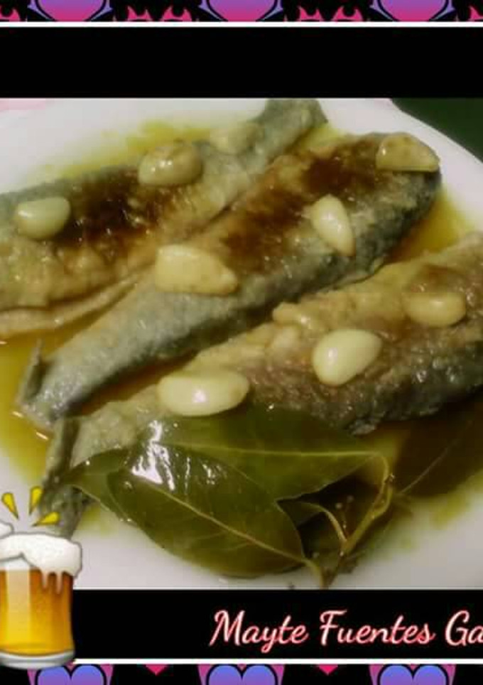 Una foto de Truchas asalmonadas en escabeche