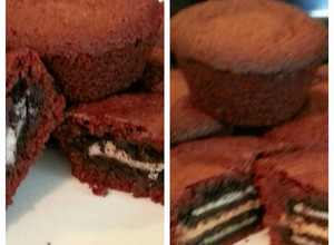 A picture of Tinklee's Oreo Stuffed Brownies.