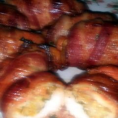 A picture of Cheese Stuffed Bacon Wrapped Chicken Breast.
