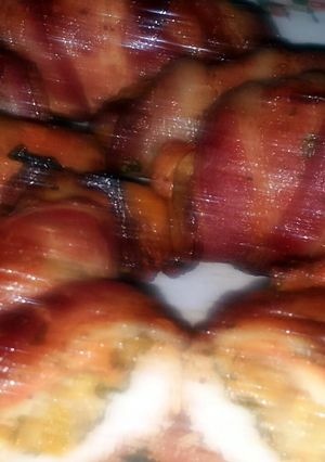 A picture of Cheese Stuffed Bacon Wrapped Chicken Breast.