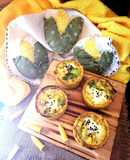 Vasitos de calabaza🎃rellenos de choclo 🌽y queso💛