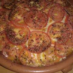 Una foto de Lasaña de tomate