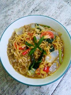 Foto resep Mie Tek Tek Kuah