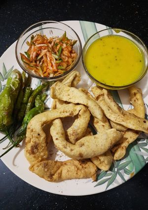વણેલા ગાઠીયા (vanela gathiya recipe in gujarati) રેસીપી મુખ્ય ફોટો
