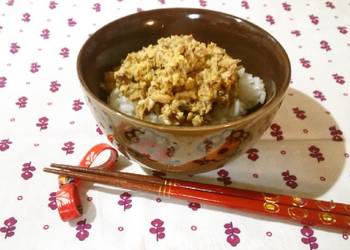 How to Prepare Perfect Easy and Quick Mackerel and Egg Rice Bowl