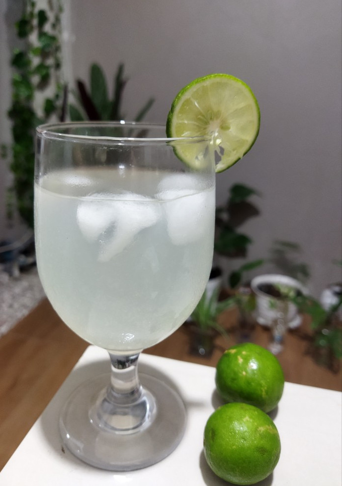 Foto resep Es jeruk nipis