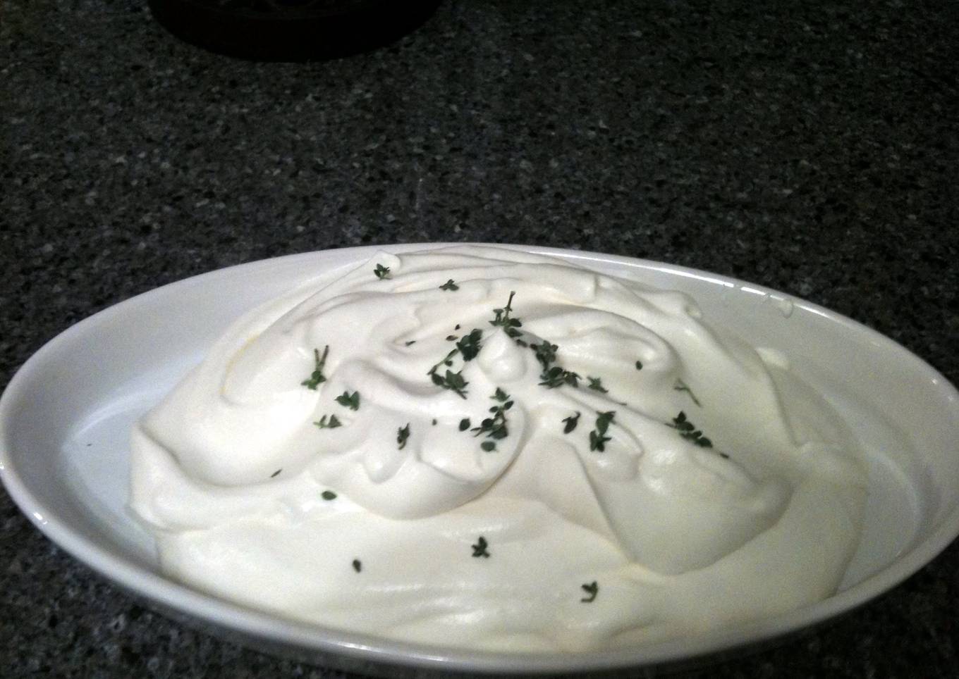Ice Wine Whipped Cream