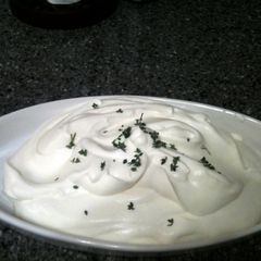 A picture of Ice Wine Whipped Cream.